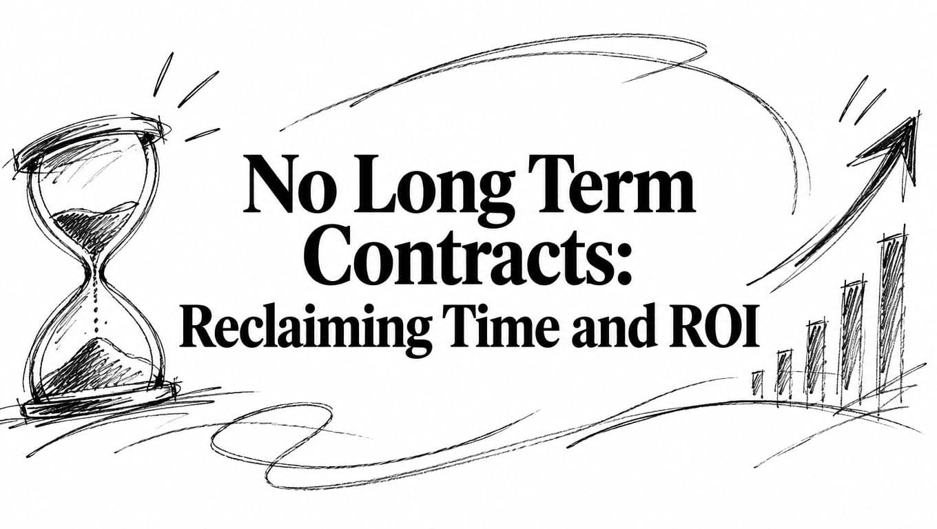 No Long Term Contracts: Reclaiming Time and ROI