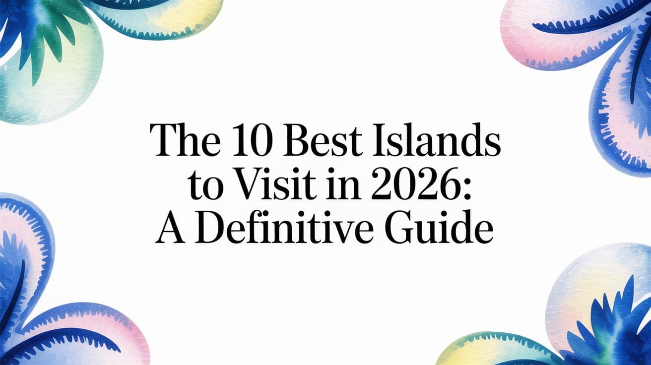 The 10 Best Islands to Visit in 2026: A Definitive Guide