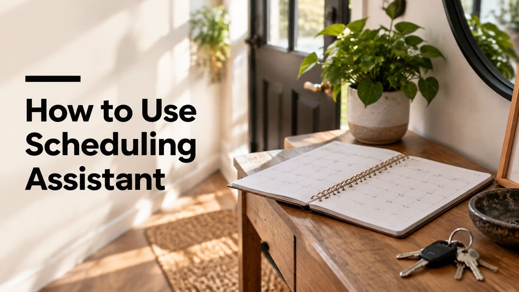 How to Use Scheduling Assistant