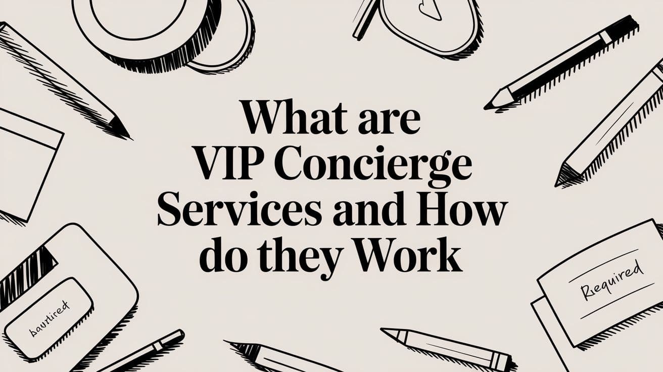 What Are VIP Concierge Services and How Do They Work