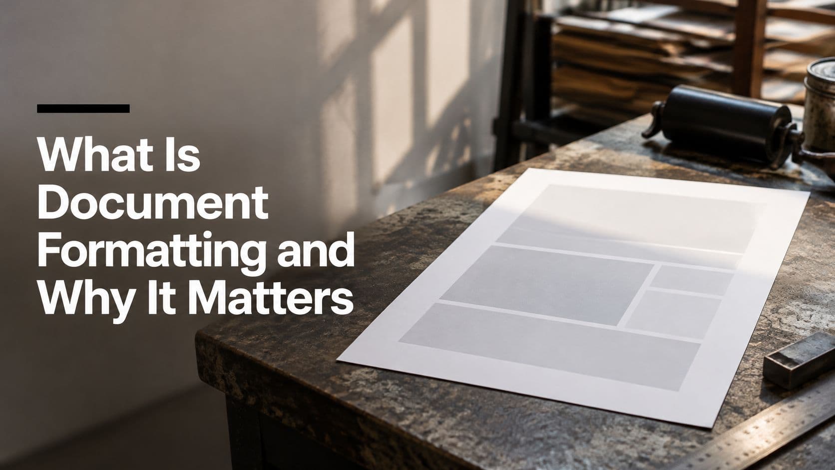 What Is Document Formatting and Why It Matters