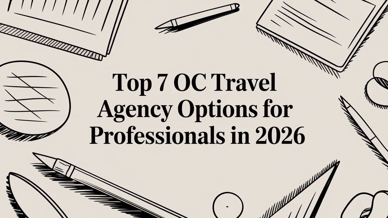 Top 7 OC Travel Agency Options for Professionals in 2026