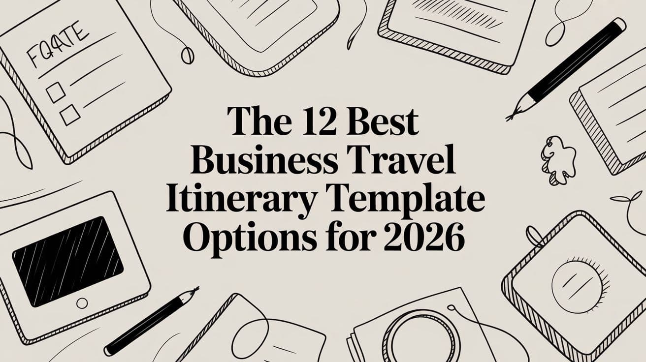 The 12 Best Business Travel Itinerary Template Options for 2026