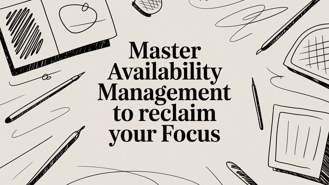 Master Availability Management to Reclaim Your Focus