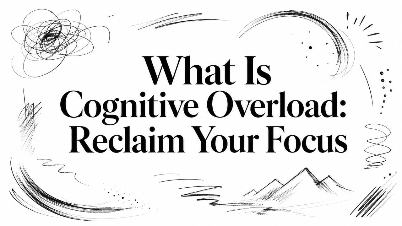 What Is Cognitive Overload: Reclaim Your Focus
