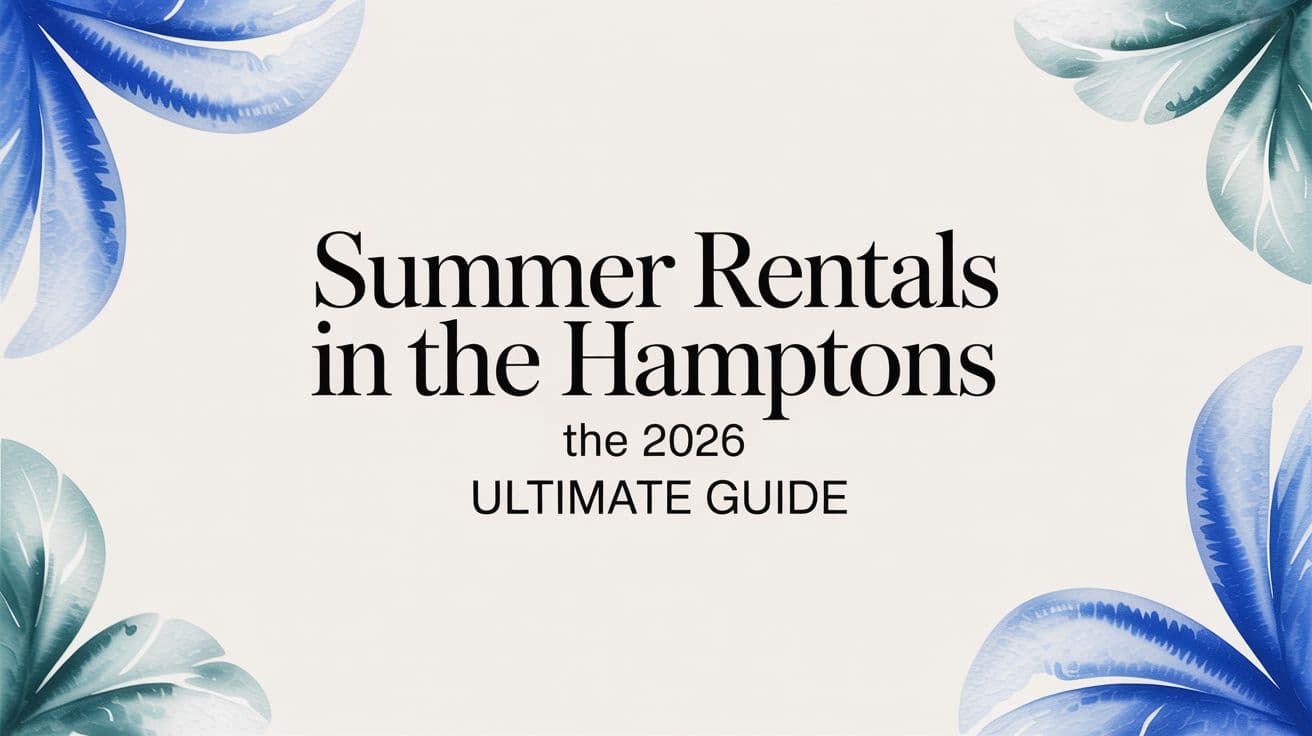 Summer Rentals in the Hamptons: The 2026 Ultimate Guide