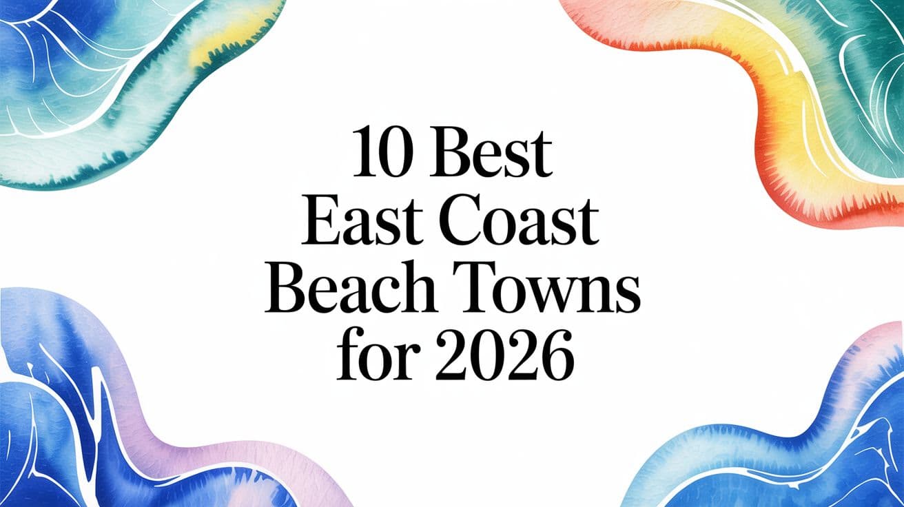 10 Best East Coast Beach Towns for 2026