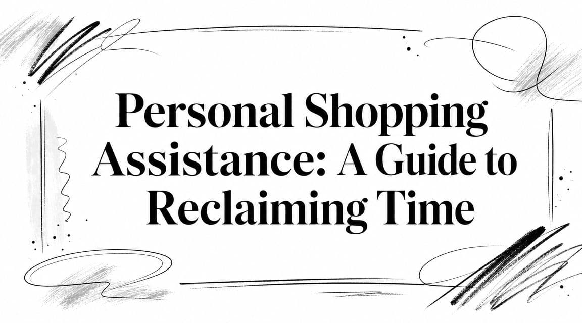 Personal Shopping Assistance: A Guide to Reclaiming Time